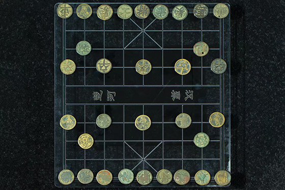 宋代中國銅象棋子。主辦方供圖