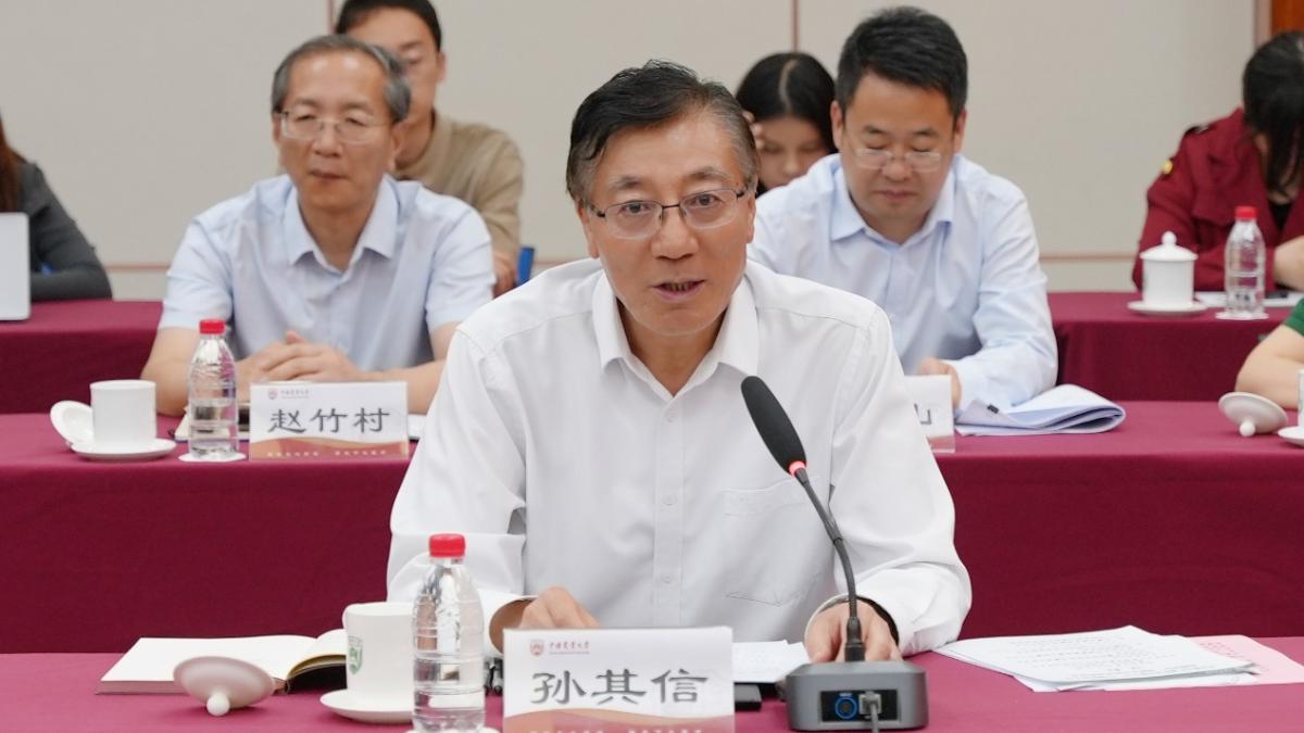 中國(guó)工程院院士、中國(guó)農(nóng)業(yè)大學(xué)校長(zhǎng)孫其信。校方供圖