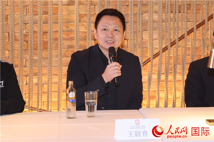 中國(guó)駐里約熱內(nèi)盧總領(lǐng)館副總領(lǐng)事王尉育在座談會(huì)上致辭。 人民網(wǎng)記者 時(shí)元皓攝